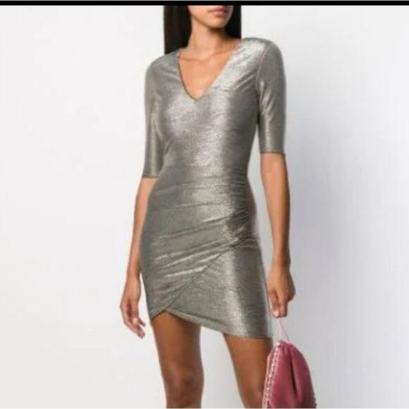 NWT Alice+Olivia Judy Ruched Mini dress - Picture 1 of 8